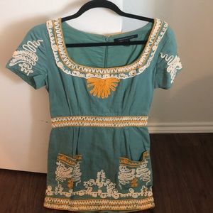 Size 6 Teal French Connection Tunic